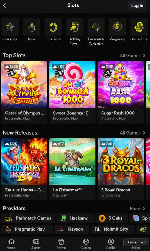 Colorful online slots