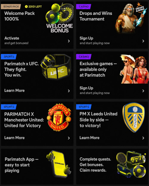 Online casino welcome bonus promotion